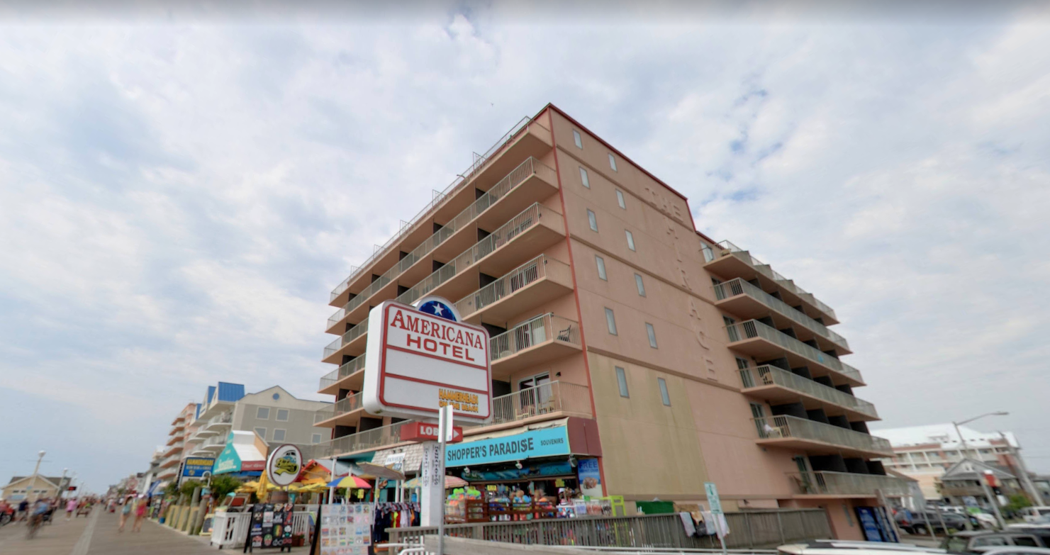 Americana Hotel Boardwalk Ocean City Eksteriør bilde